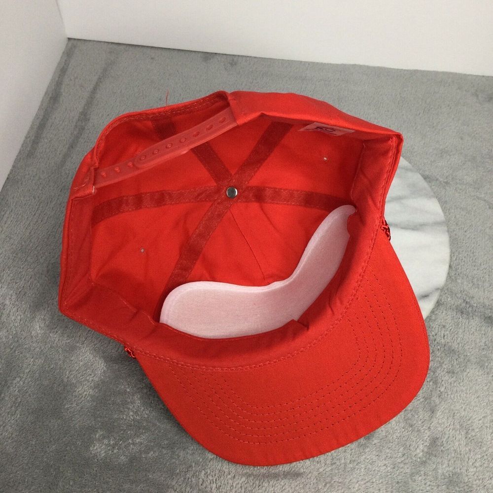Vintage Snapback Rope Hat Red Grainger SnapBack - Picture 4 of 6